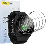 【4 Stück】 Schutzfolie Kompatibel mit Garmin Forerunner 55 GPS 42mm,Anti Scratch 9 Härte Hochauflö...