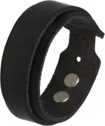 Simaru Premium Lederarmband Made in Germany für Damen & Herren, hautfreundliches Unisex Echtleder Armband, robuster Schraubnieten Verschluss