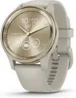 Garmin vívomove Trend – Hybrid-Smartwatch mit analogen Zeigern und Touchdisplay, Fitness-/Gesundheitsfunktionen, Schlafanalyse, GarminPay, Benachrichtigungen und bis zu 5 Tage Akkulaufzeit
