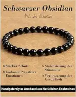 6mm Heilstein Armband für Damen und Herren, Echte Naturstein Perlen, Glücksarmband, Freundschafts...