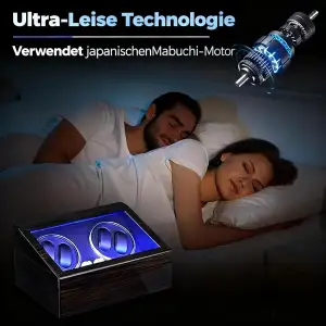 ANWBROAD Uhrenbeweger für Automatikuhren 4 Uhrenrotatoren und 6 zusätzliche Stau