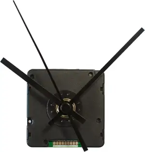 TFA Dostmann Funk-Uhrwerk mit 2 Uhrzeigerset, Uhrwerk für Wanduhr, zum Basteln, 