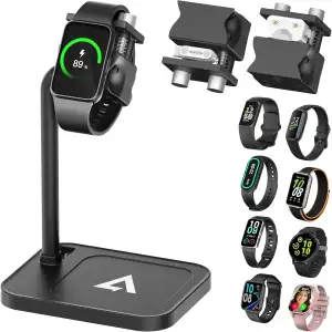 Adjustable Universal Smart Watch Dock & Fitness Tracker Bracelets Stand Compatib