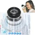 EasY Magnifier Stand Lupe 10fache Vergrößerung | Juwelierlupe mit Einstellbarer Brennweite | Vergrößerungsglas mit Ständer für Münzen Uhrmacher | 36 Dioptrien