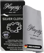 Hagerty Silver Cloth Schmuck Reinigungstuch 36x30cm I imprägniertes Tuch aus Baumwolle I effektiv...