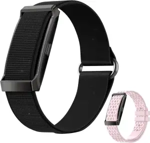 Fitness Armband ohne Display, Smart Band Damen Herren mit GPS, Pulsmesser, SpO2,