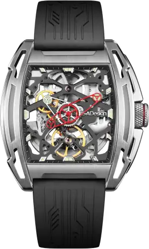 CIGA Design Z Series Automatische Mechanische Uhr, Luxus Skelett Armbanduhr Tonn