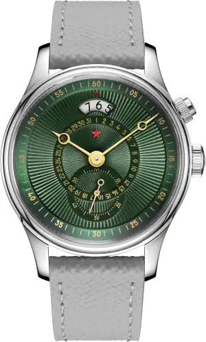 SEAKOSS RED Star Automatikuhren für Herren, 40 mm, Möwe ST1716, Uhrwerk, 5 ATM, 