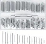360 Stück Uhrenarmband Stifte Federstege Werkzeug, Edelstahl Uhrenarmband Link Pins Federstifte, Uhr Entferner Repair Tool Set 8-25 Durchmesser Uhrmacherwerkzeug
