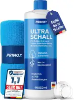 PRINOX Ultraschallreiniger Konzentrat 1030ml - Extrem ergiebig - Für Brille, Schmuck, Gebiss & Kl...