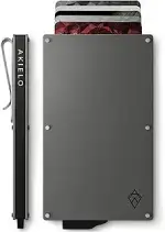 Kartenetui mit RFID Schutz und Geschenkbox – Minimalistische Geldbörse Herren – Kompakte Wallet u...