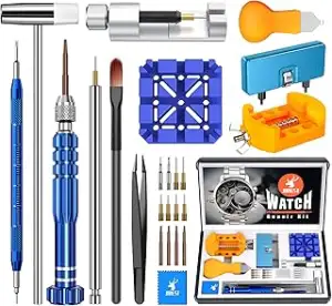 Jorest Uhrmacherwerkzeug Set, Uhr Batteriewechsel Werkzeug, Uhrenwerkzeug Stifta