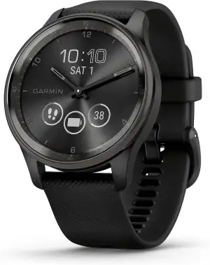 Garmin vívomove Trend – Hybrid-Smartwatch mit analogen Zeigern und Touchdisplay,