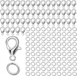 50 Stück Schmuckverschlüsse, Verschlüsse und Verschlüsse für Schmuck, Armbandverschluss, Armbandv...