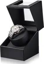 Uhrenbeweger 1 Uhr Automatik Uhrenbeweger: LOSGATOS Watch Winder für Automatikuhren mit Batteriebetrieb oder Netzteil Uhrendreher für Herren und Damen