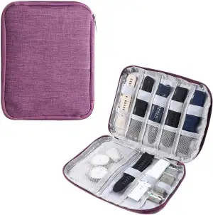 Uhrenarmband Aufbewahrungsbox, Wasserdicht Uhrenarmbandhalter Watch Band Organiz