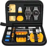 Jorest 【Neu 2025】 Uhrenwerkzeuge Set, Uhr Batteriewechsel, Uhrenarmband Kürzen Werkzeug, Uhren Re...