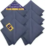 6 Brillenputztuch Microfaser Optikerqualität - 30x30cm zur Reinigung von Brille, Tablet, Handy, Display, Kamera | Brillenputztuch Kunststoffgläser - Brillentücher