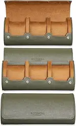 ROTHWELL Reiseetui für 3 Uhren | robuster tragbarer Schutz, passend für alle Armbanduhren und Sma...