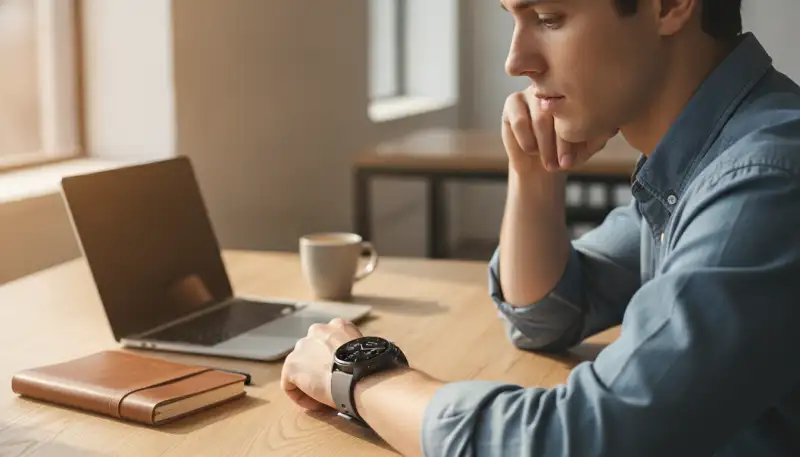 Diskrete Smartwatch: Stil und Ausdauer