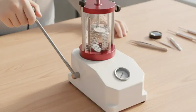 Uhren Druckprüfung: Wasserdichtigkeit selbst gemacht